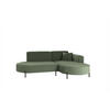 ECKSOFA Valencia Xs - Grün, Holzwerkstoff/Textil (236/165cm) - Fun Möbel