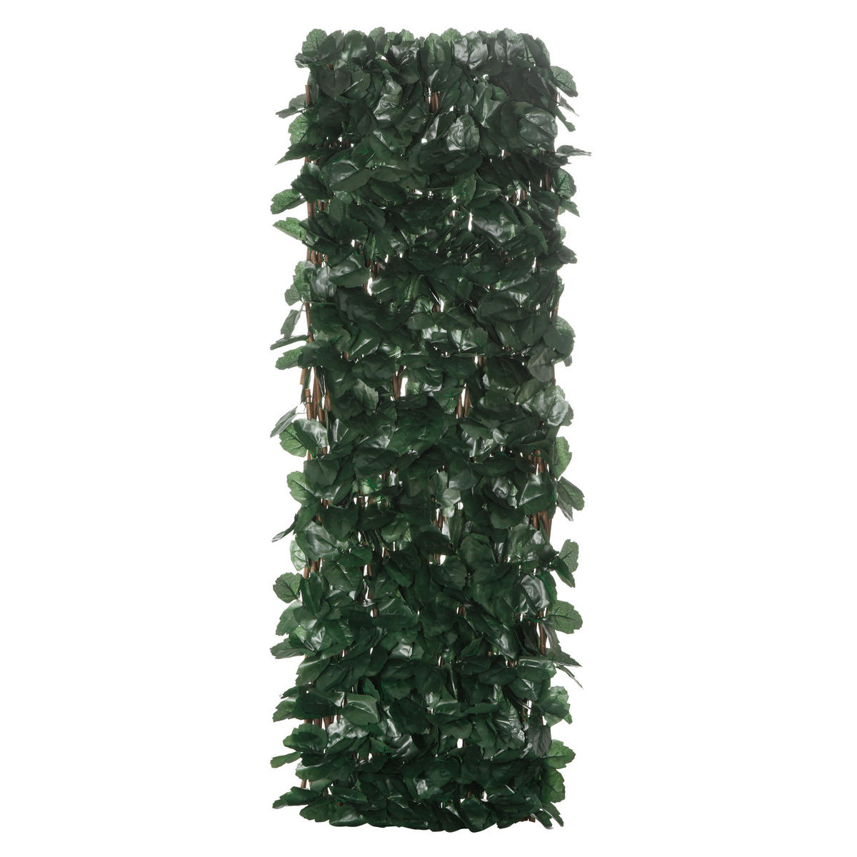 KUNSTHECKE DE-13753 2 Paneele, Länge 40–295 cm verstellbar Grün - Grün, Kunststoff (70/295cm) - ComfortXL