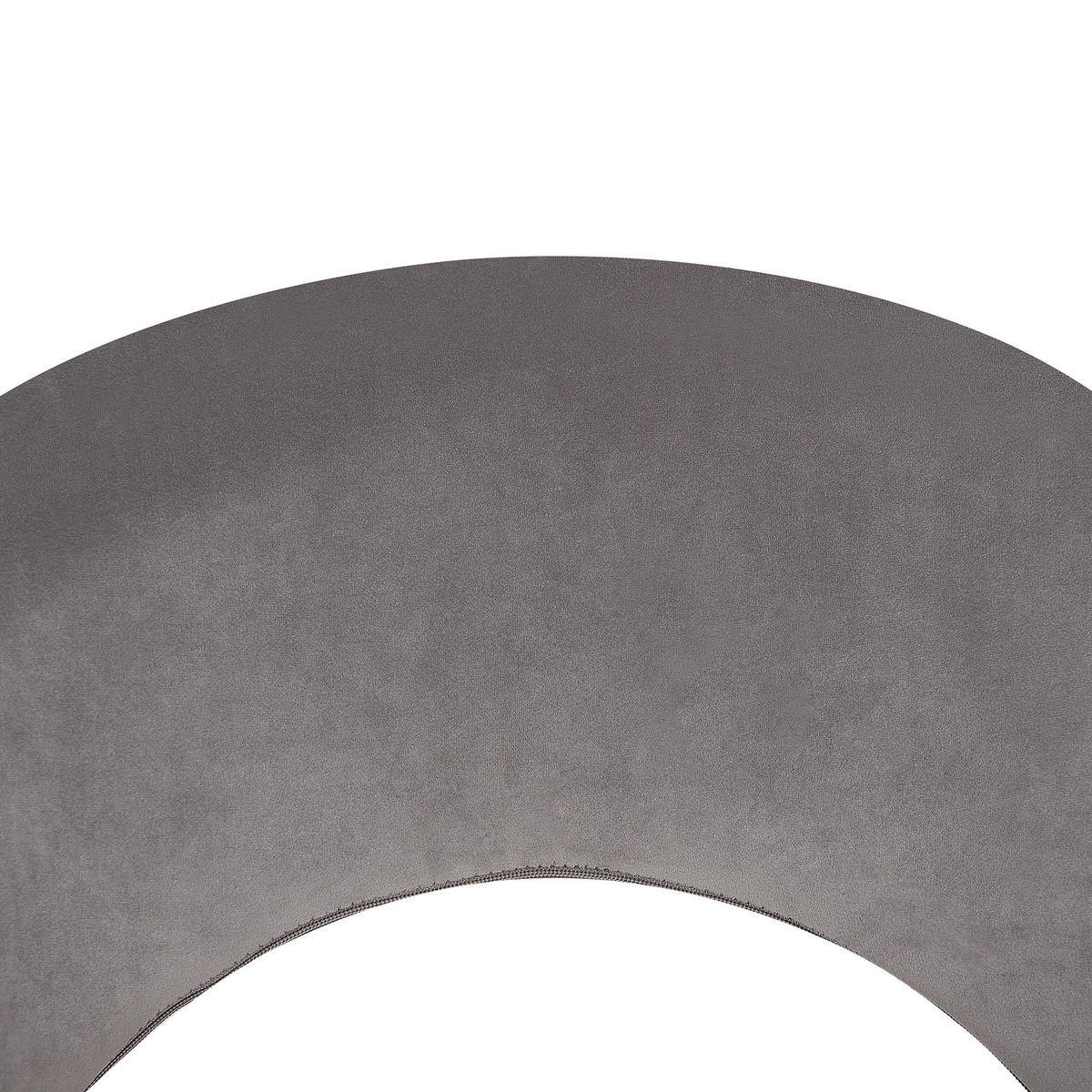 ESSZIMMERSTUHL 2er-Set Samtstoff Grau Vivian - Grau, Textil/Metall (52/77/56cm) - Beliani