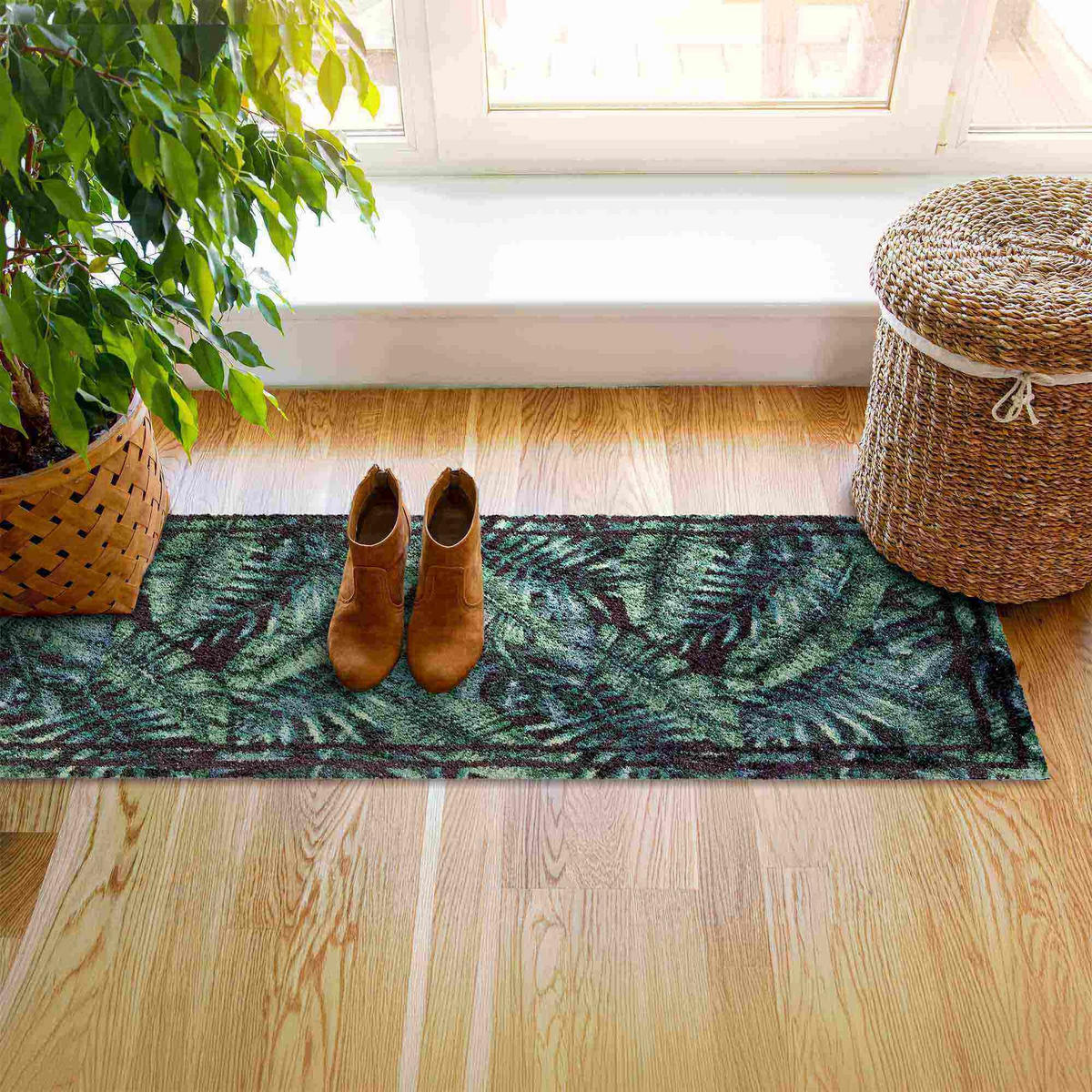 FUSSMATTE LÄUFER PURE & SOFT - Grün, Textil (50/150cm) - Astra