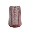 WINDLICHT Adeta Rot Ø19,5/30 cm - Rot, Metall (19.5/30/19.5cm) - Light & Living