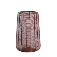 WINDLICHT Adeta Rot Ø19,5/30 cm - Rot, Metall (19.5/30/19.5cm) - Light & Living