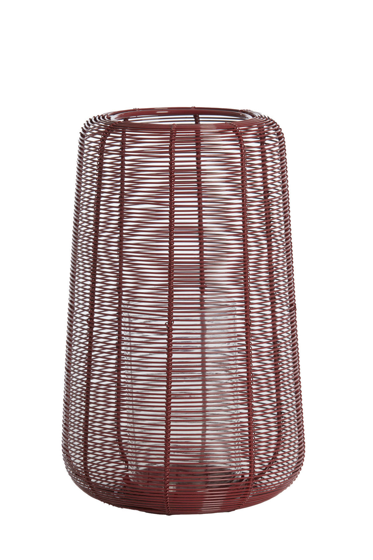WINDLICHT Adeta Rot Ø19,5/30 cm - Rot, Metall (19.5/30/19.5cm) - Light & Living
