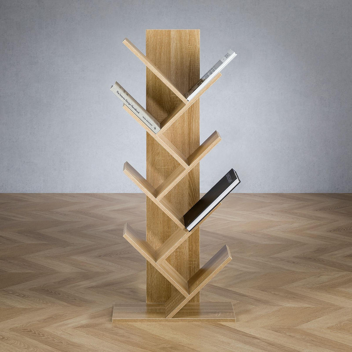 BÜCHERREGAL JULES Sonoma Eiche - Sonoma Eiche, Holzwerkstoff (48/116/23cm) - IDIMEX