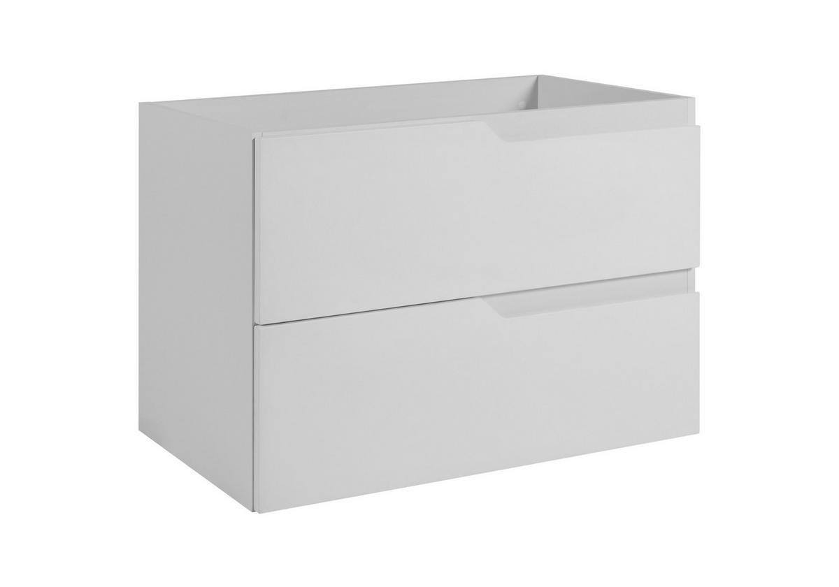 BADEZIMMERSCHRANK: Weiß / Eiche Craft, 100 (80 + 20) x 46 x 58 cm - Eichefarben/Weiß, Holzwerkstoff (100/58/46cm) - 3XE LIVING