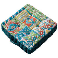 SITZKISSEN Bodenkissen Cord 40*40cm - Multicolor, Textil (40/40/10cm) - Vercart