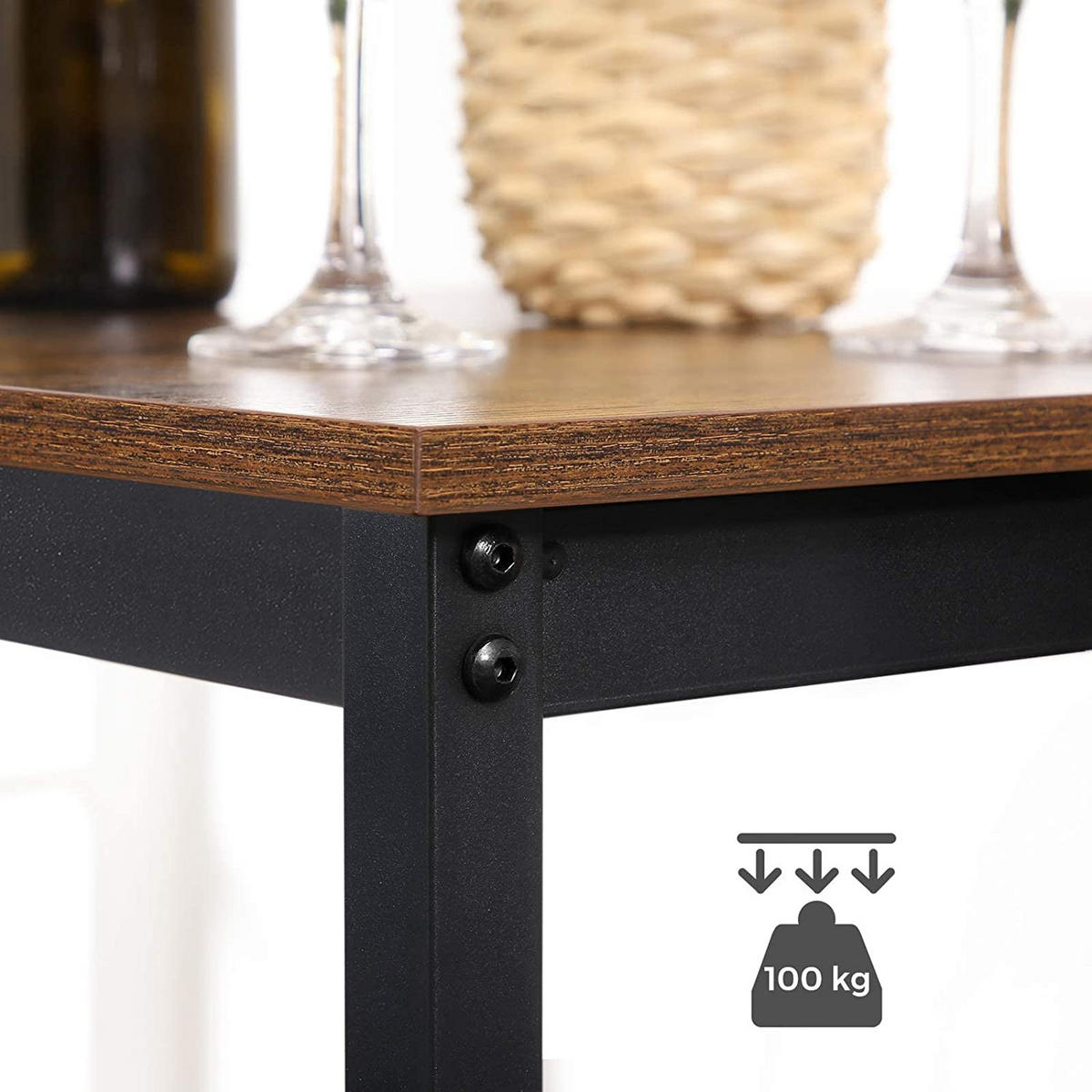 BARTISCH - Braun, Holzwerkstoff (60/90/60cm) - Hansiro