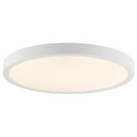 LED DECKENLEUCHTE Jade Weiß 37,5/37,5/3,1 cm - Weiß, Kunststoff (37.5/37.5/3.1cm) - Brilliant
