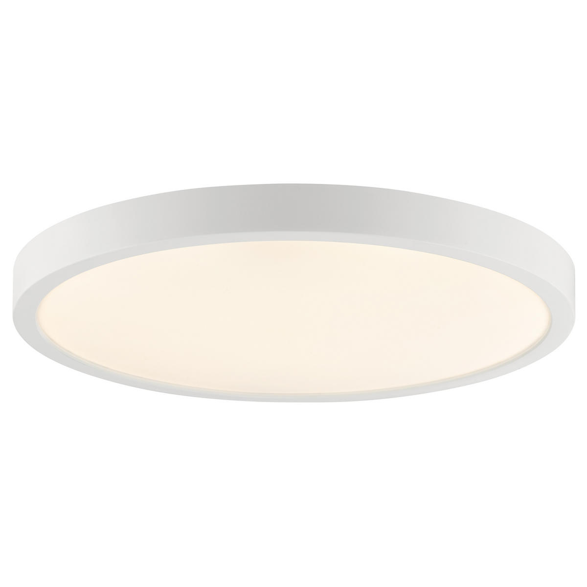LED DECKENLEUCHTE Jade Weiß 37,5/37,5/3,1 cm - Weiß, Kunststoff (37.5/37.5/3.1cm) - Brilliant