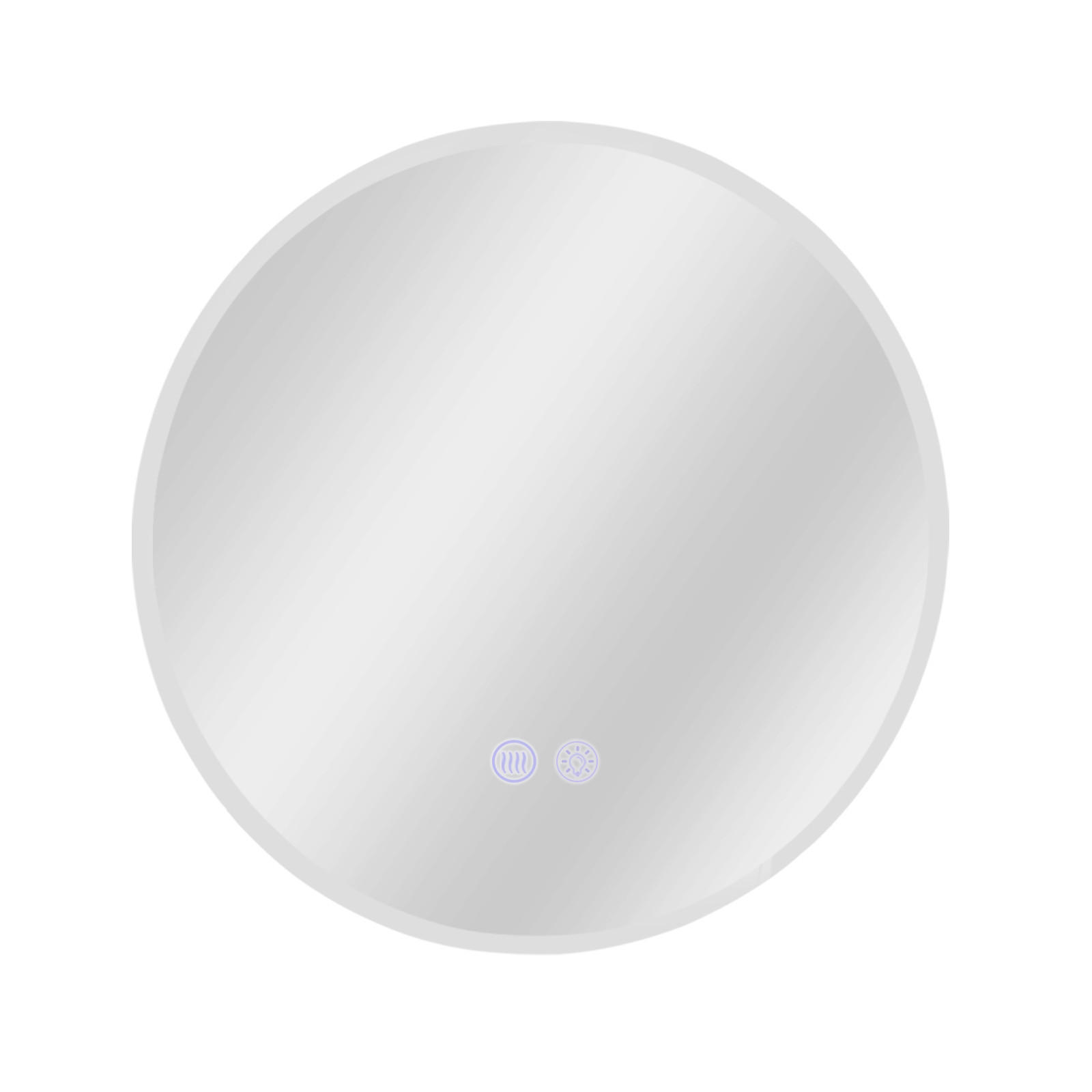 Nettlife KOUPELNOVÉ zrcadlo Redfield s LED osvětlením Ø80 cm