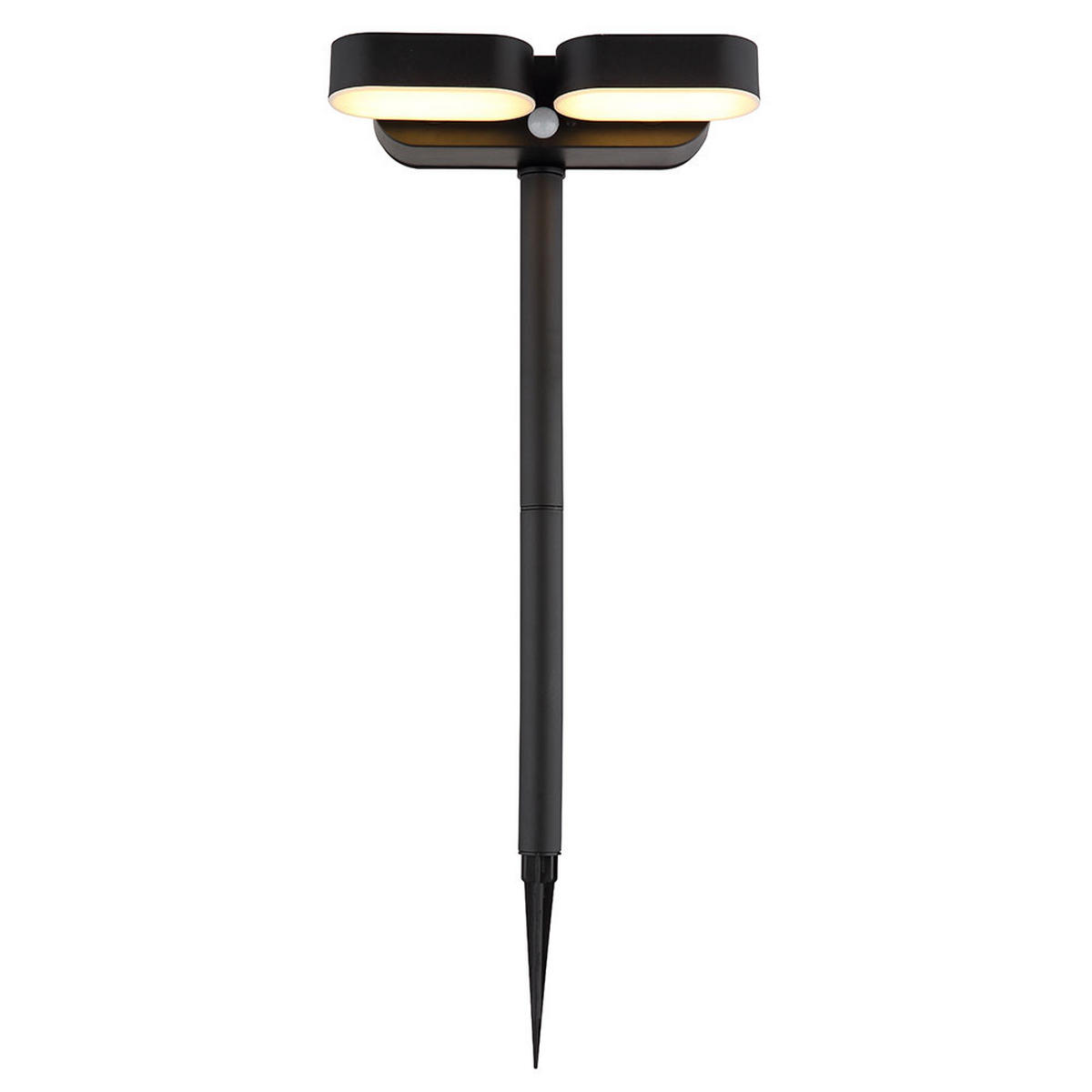 LED AUSSENLEUCHTE Kunststoff Schwarz - Schwarz, Kunststoff (23/10.3/55cm) - Globo Lighting