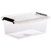 AUFBEWAHRUNGSBOX Clip N Box, PP-Kunststoff, Transparent, 4.5 Liter - Transparent, Kunststoff (20/12.5/29.5cm) - 5five Simply Smart