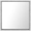 WANDSPIEGEL grau quadratisch 50/50 cm Brignoles - Grau, Kunststoff (50/50/4cm) - Beliani