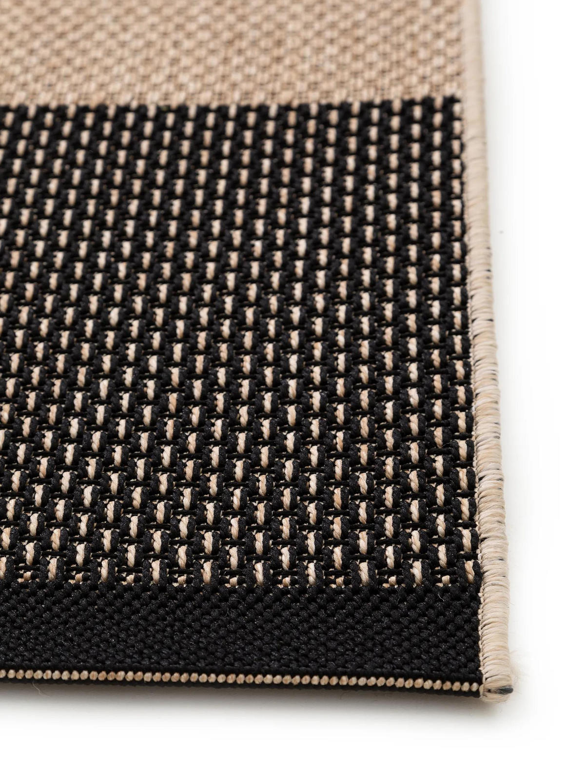 OUTDOORTEPPICH Naoto Beige/Schwarz 120x170 cm - Beige, Textil (120/170cm) - benuta Nest
