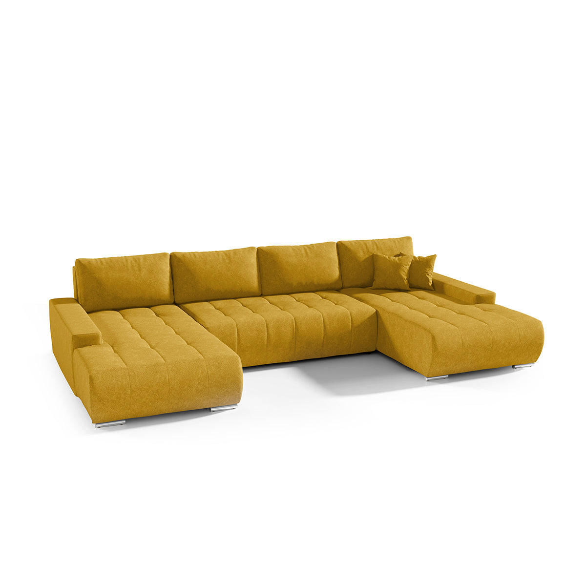 Petits-meubles Panoramasofa Gelb 350x85x185 cm