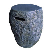 ABDECKUNG für 11 kg Gasflaschen in Naturstein-Optik - Grau, Stein (59/59/67cm) - Elementi