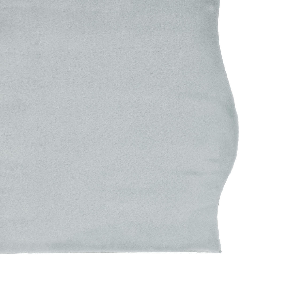 TEPPICH Hellgrau 80/300 cm Dawa - Hellgrau/Grau, Kunststoff (80/300cm) - Beliani