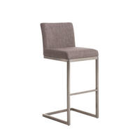 BARHOCKER Cobas Stoff Grau - Grau, Textil (42/104/48cm) - DELUKE