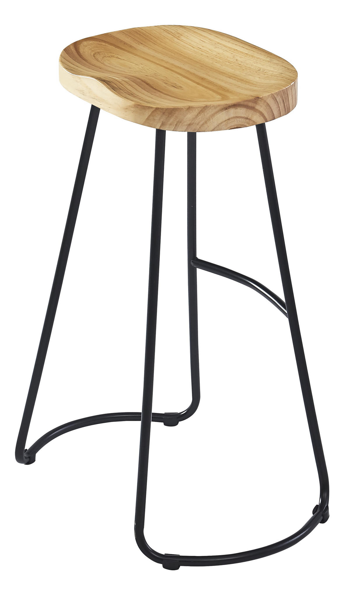 BARHOCKER 2er-Set Holz Braun - Braun, Holz (51/76/42cm) - Nordlys