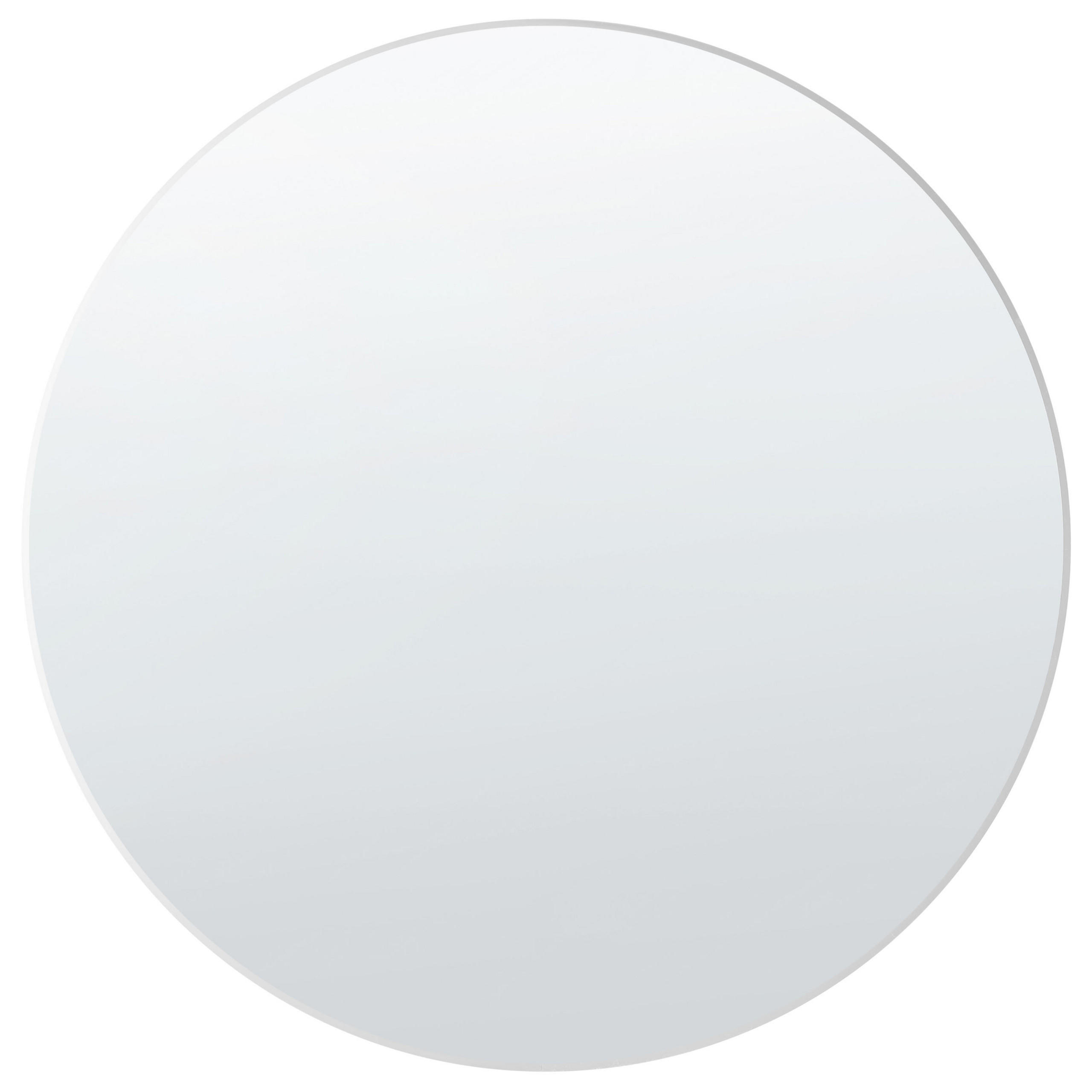 WANDSPIEGEL 80/80 cm Silber Annemasse - Silberfarben, Glas (80/3/80cm) - Beliani