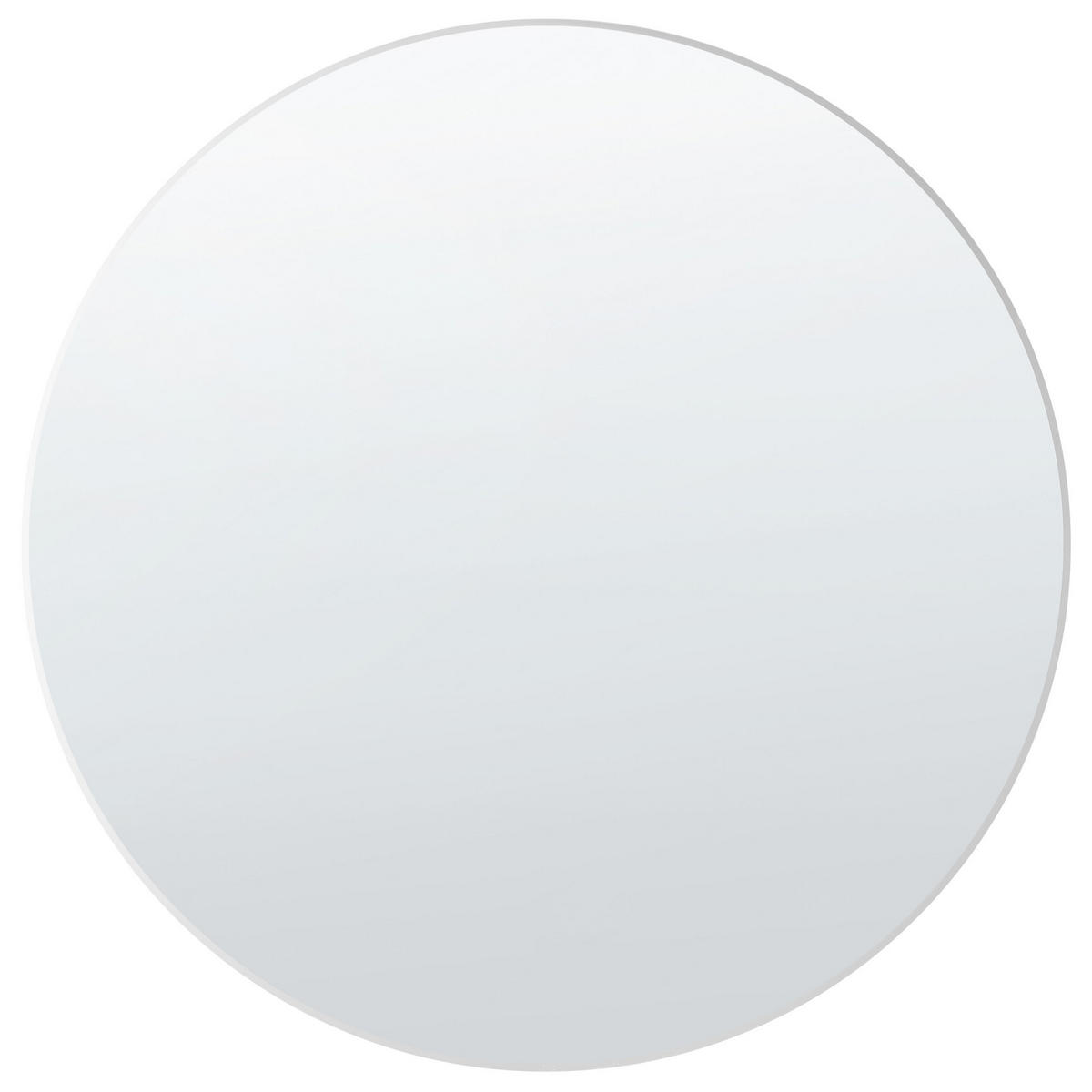 WANDSPIEGEL 80/80 cm Silber Annemasse - Silberfarben, Glas (80/3/80cm) - Beliani