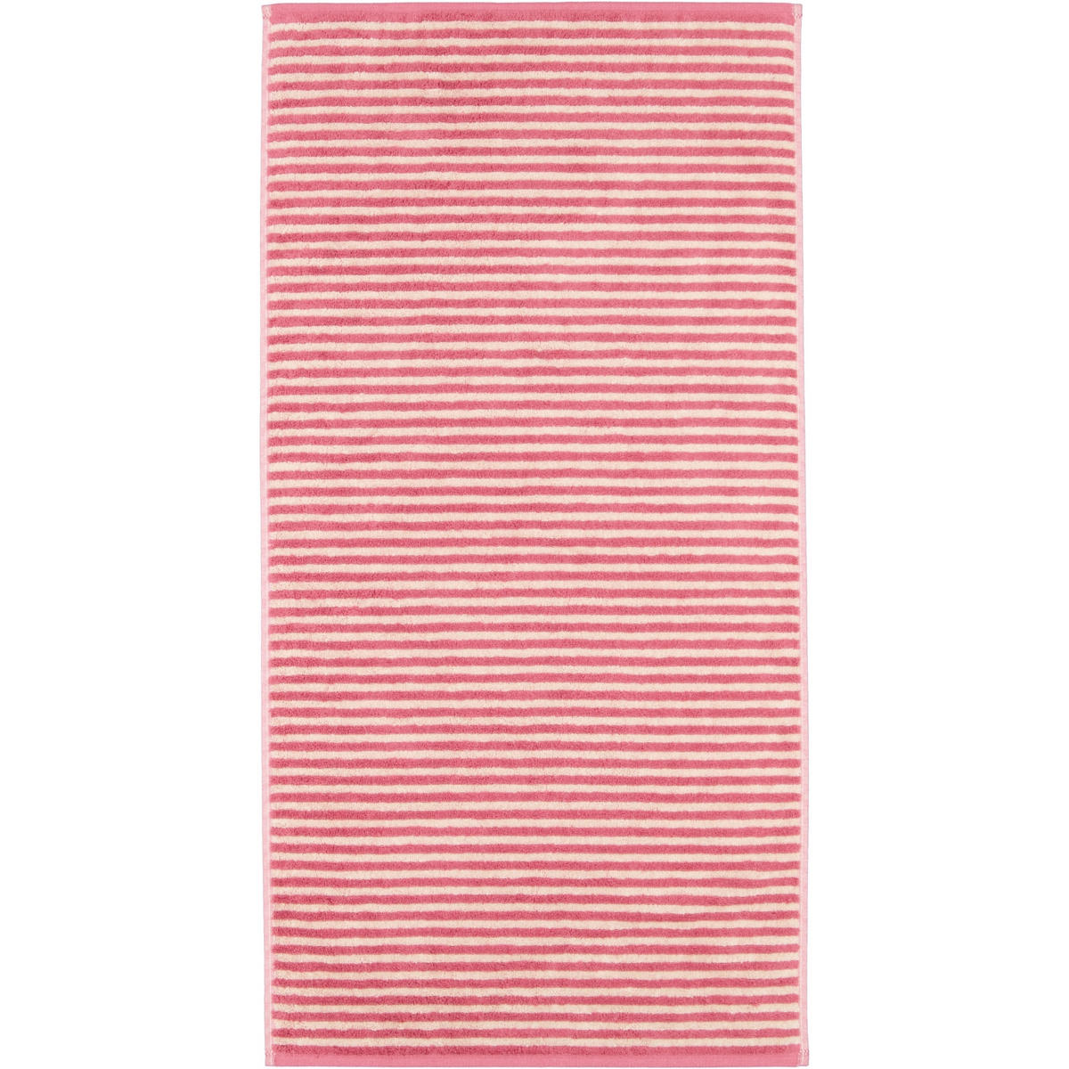HANDTUCH LINES RINGEL 6255 BEERE - 23 - Rosa, Textil (50/100cm) - Cawoe