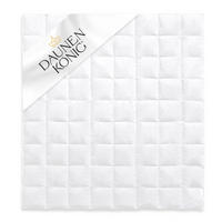 GANZJAHRESDECKE QUEEN "fein und weich" 100% Daunen medium - Weiß, Naturmaterialien/Textil (155/220cm) - Daunenkönig