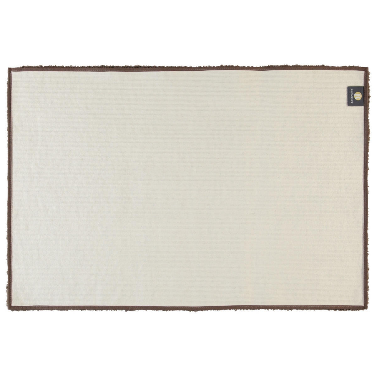 BADTEPPICHE SQUARE TAUPE - 58 - Braun, Textil (80/160cm) - Rhomtuft