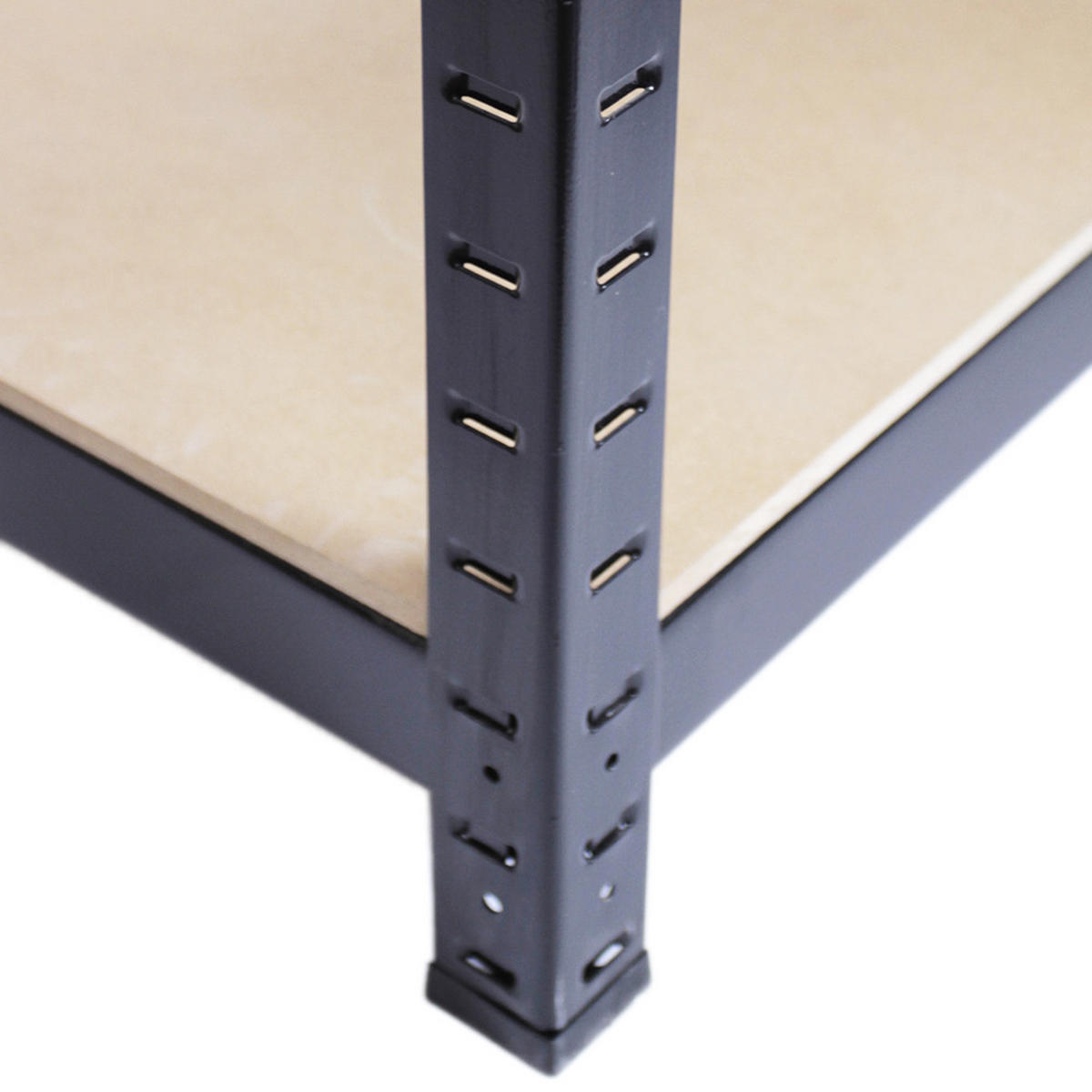 LAGERREGAL 180 CM - Schwarz, Metall (90/180/45cm) - Monster Racking