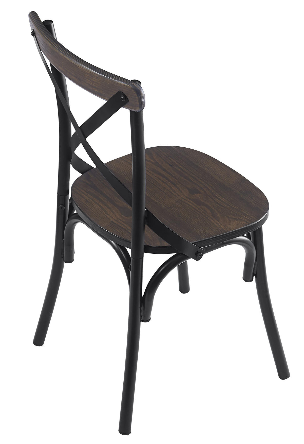 STUHL 2er-Set Holz Grau - Grau, Holz (46/86/46cm) - Nordlys