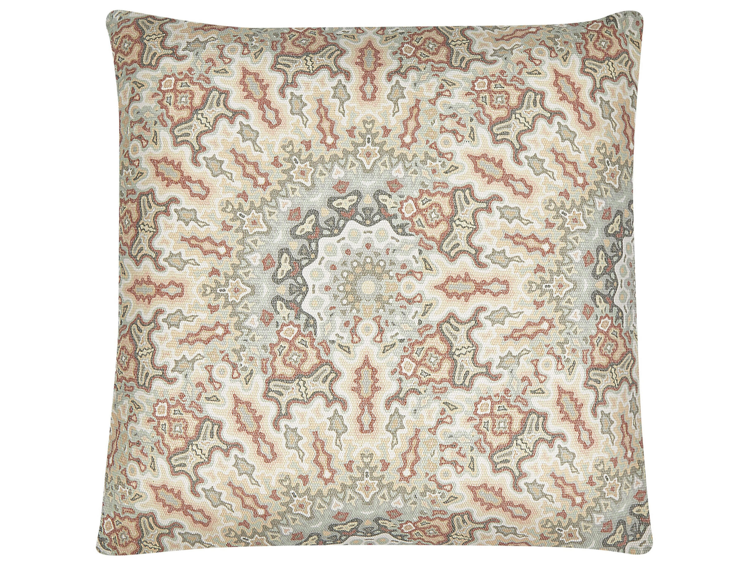 DEKOKISSEN 2er-Set Bunt 45/45 cm Vriesea - Multicolor, Textil (45/45cm) - Beliani