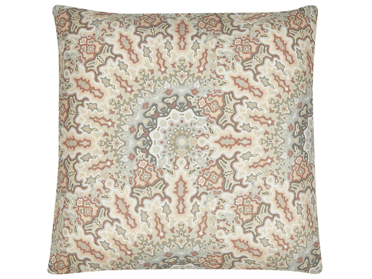 DEKOKISSEN 2er-Set Bunt 45/45 cm Vriesea - Multicolor, Textil (45/45cm) - Beliani