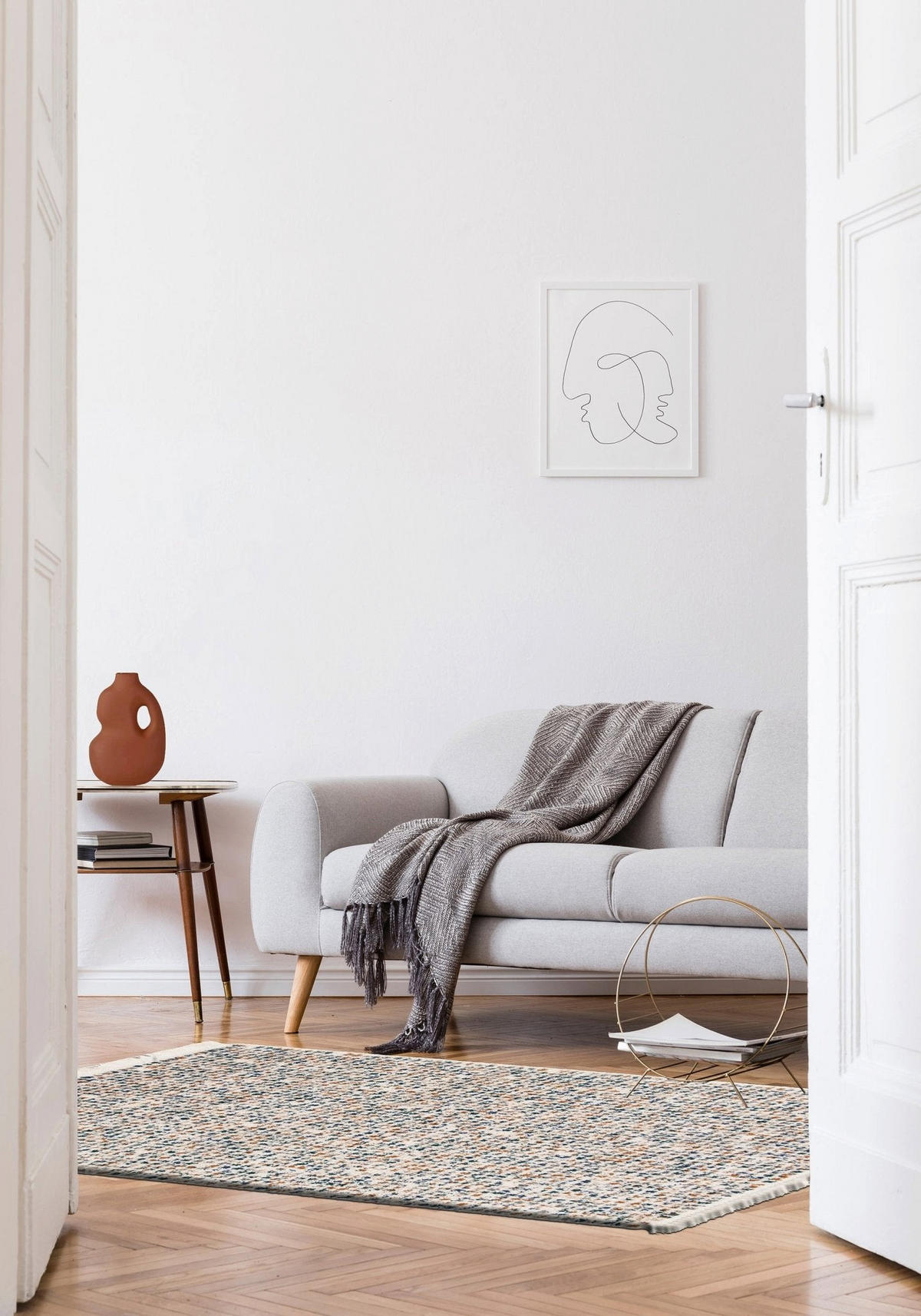 TEPPICH weich Ethno-Stil mehrfarbig - Multicolor, Textil (200/290cm) - AFK Living