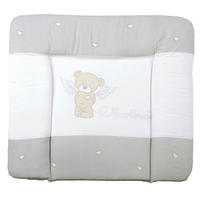 WICKELAUFLAGE Heartbreakerbär - Hellgrau, Textil (85/75cm) - Roba