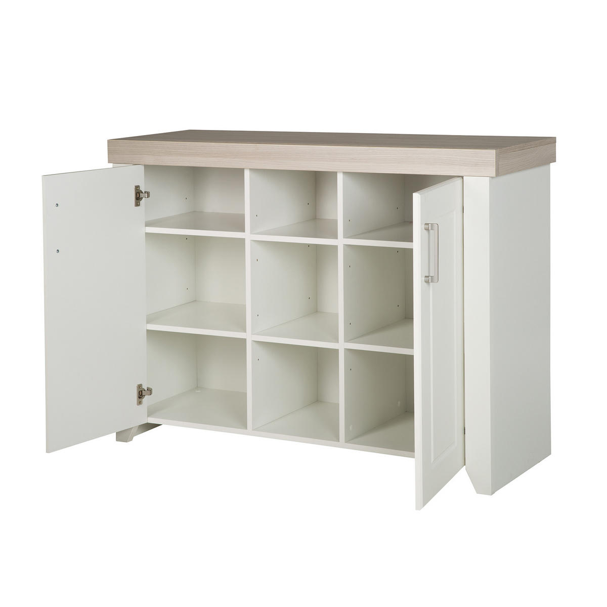 BABYZIMMER-SET Felicia, 2-teilig - Weiß, Holzwerkstoff (76/82/144cm) - Roba