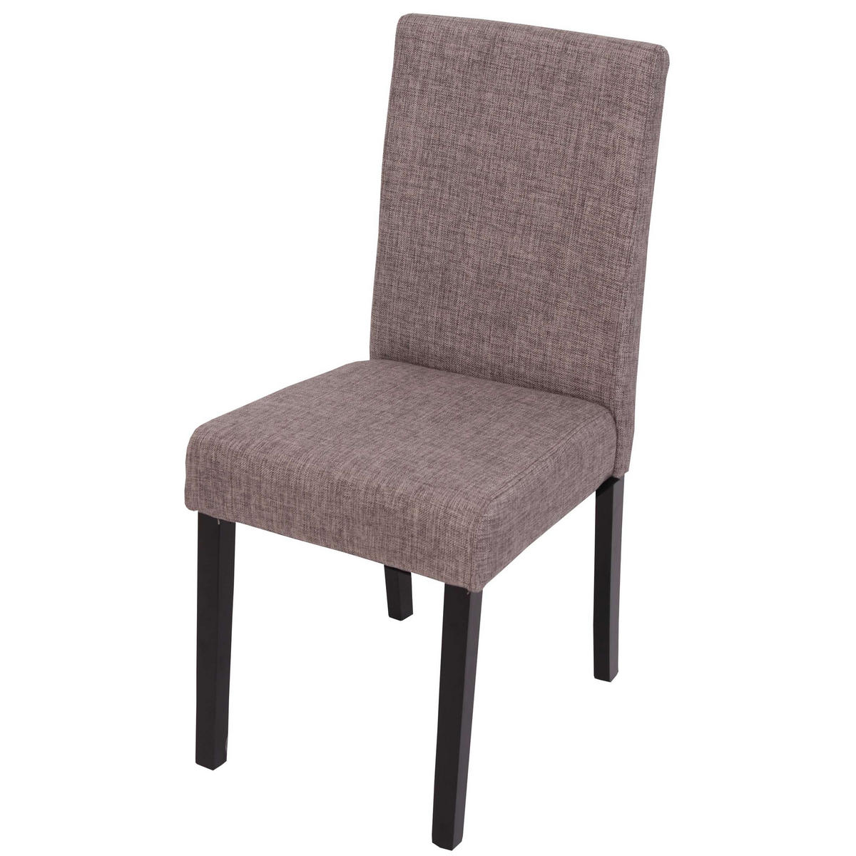 ESSZIMMERSTUHL Grau, Dunkelbraun 4er-Set - Dunkelbraun/Grau, Textil (43/90/56cm) - MCW