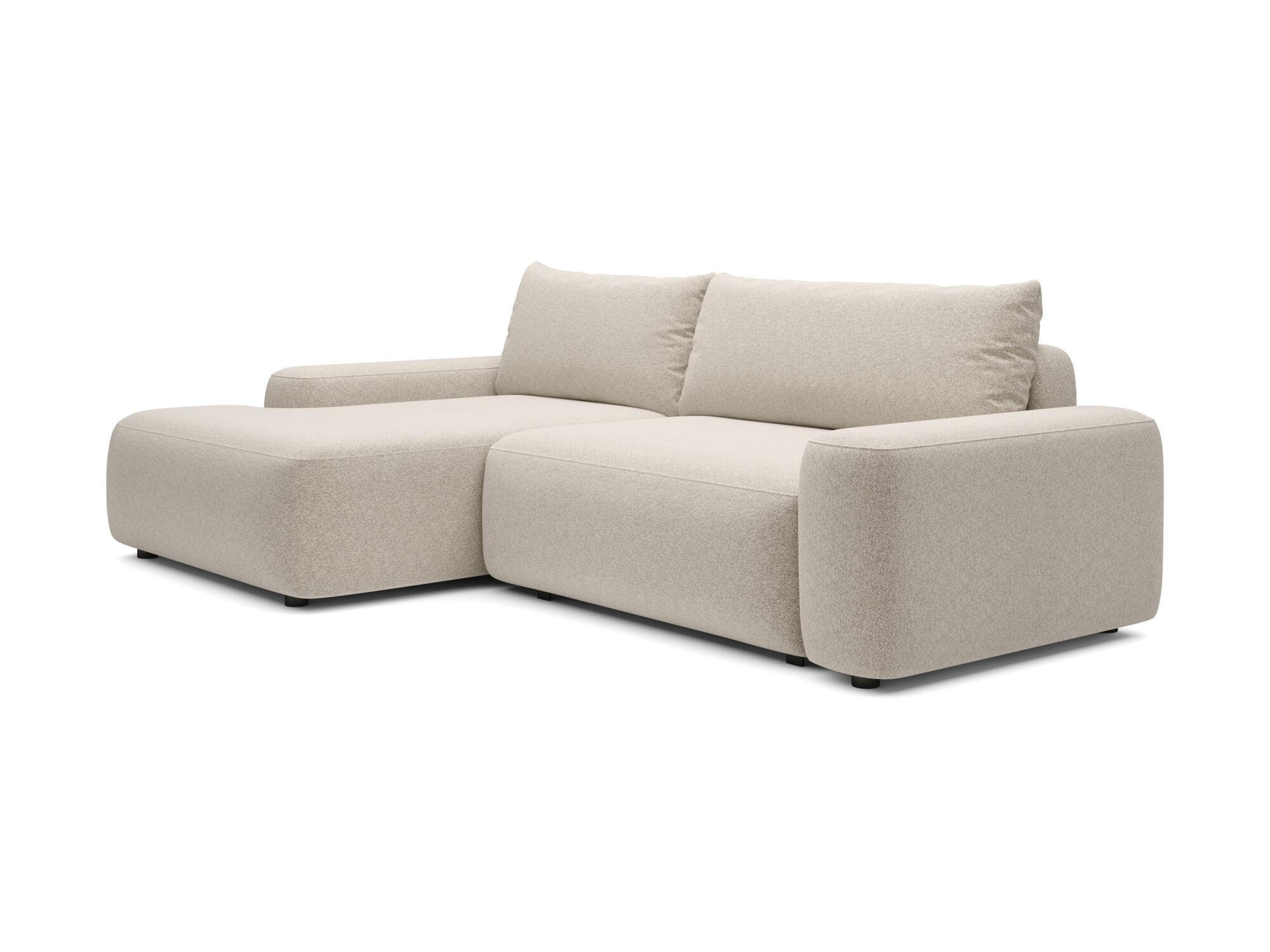 ECKSOFA LOOP Beige 264x162x87 cm - Beige, Textil (264/162cm) - FURNLUX