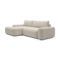 ECKSOFA LOOP Beige 264x162x87 cm - Beige, Textil (264/162cm) - FURNLUX