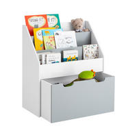 KINDERREGAL Grau - Grau, Holzwerkstoff (63/70/30cm) - SoBuy