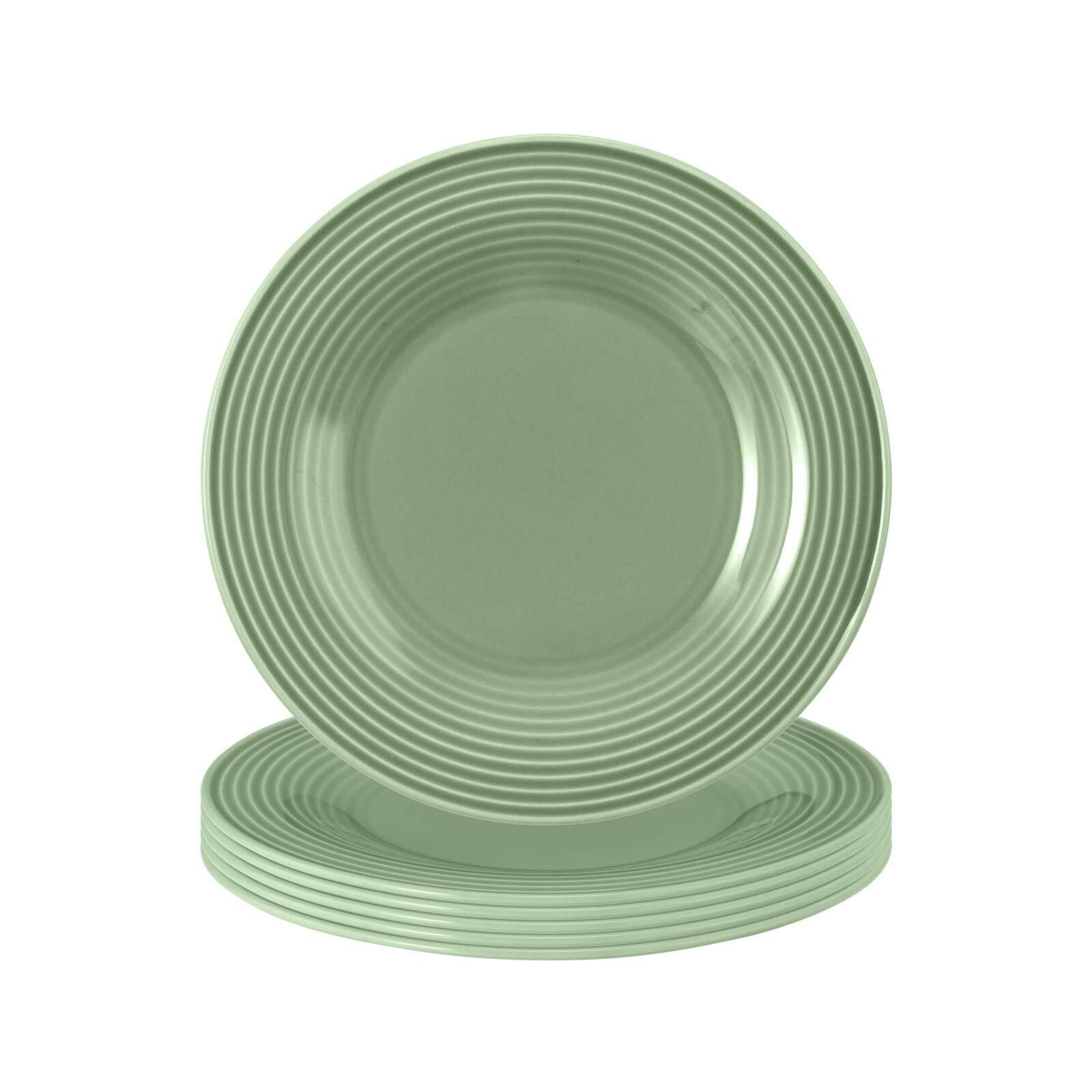 BROTTELLER Beat Color Glaze Salbeigrün ø 17 cm 6er Set - Grün, Keramik (17cm) - Seltmann Weiden
