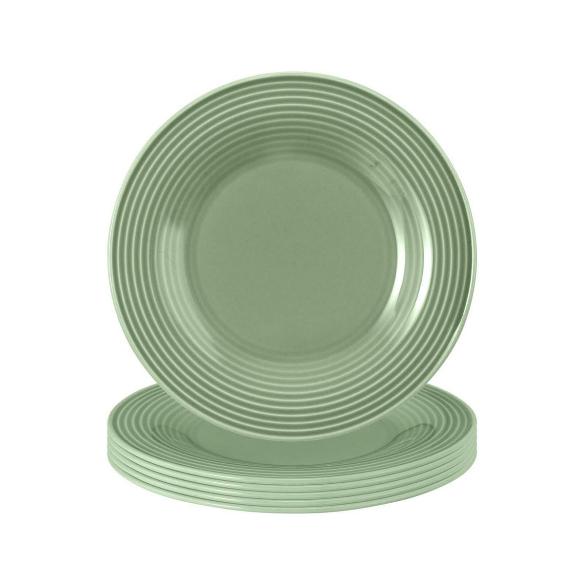 BROTTELLER Beat Color Glaze Salbeigrün ø 17 cm 6er Set - Grün, Keramik (17cm) - Seltmann Weiden