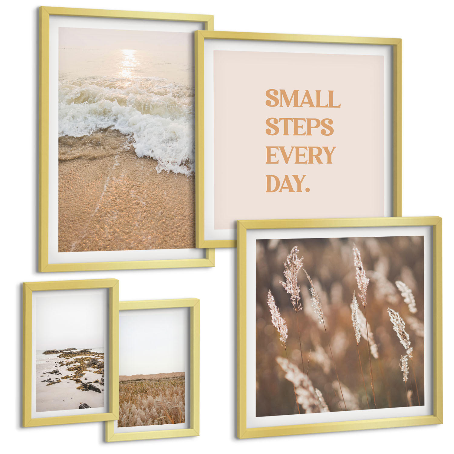 Tulup Bilder Gold 40x60 cm