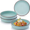 PASTASCHALEN BOMBAY BREEZE - 4 teilig aus Steingut - Hellblau, Stein (20.5cm) - Sänger