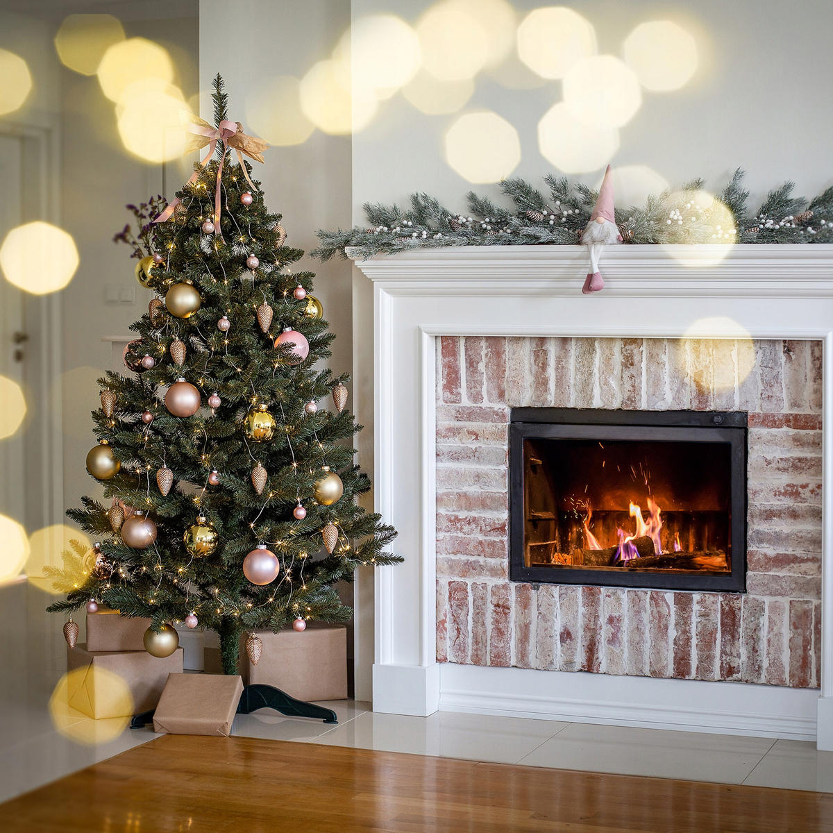 KADAX Künstlicher Weihnachtsbaum Fichte 220 cm Naturkaukasisch - Grün, Holz/Kunststoff (220cm) - KADAX