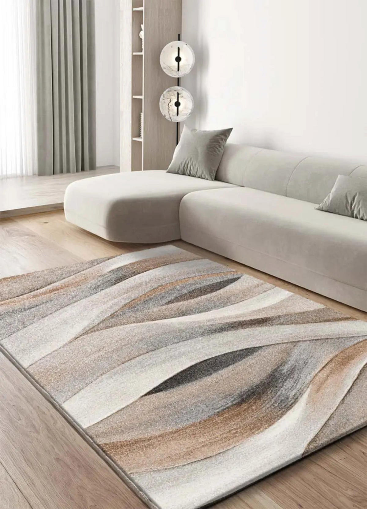 KURZFLORTEPPICH Beige / Braun Badet 200/290 cm - Beige/Braun, Naturmaterialien/Textil (200/290cm) - Atticgo