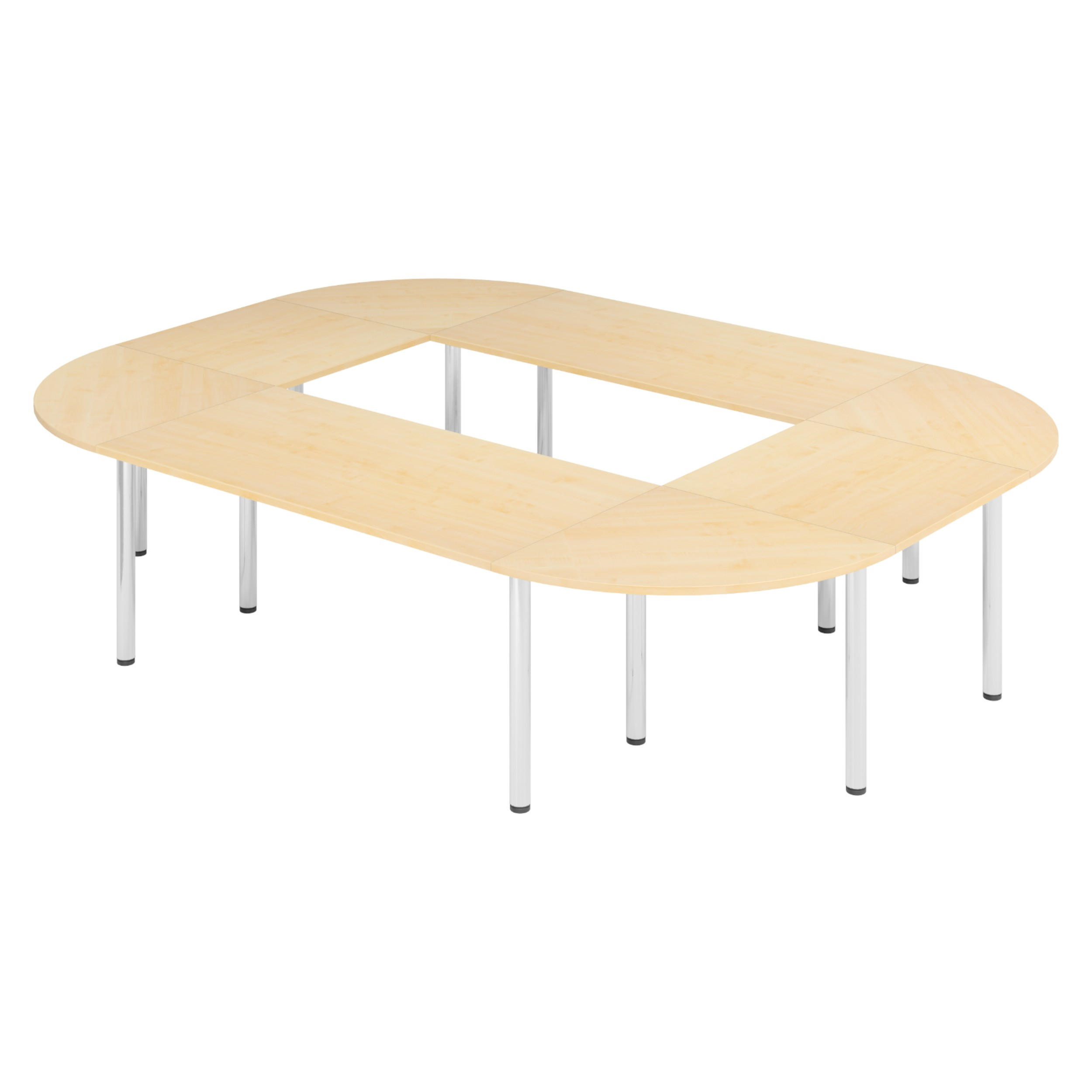 KONFERENZTISCH-SETS Serie-K 240/320/74 cm in Ahornfarben - Ahornfarben, Holzwerkstoff (240/320/74cm) - bümö