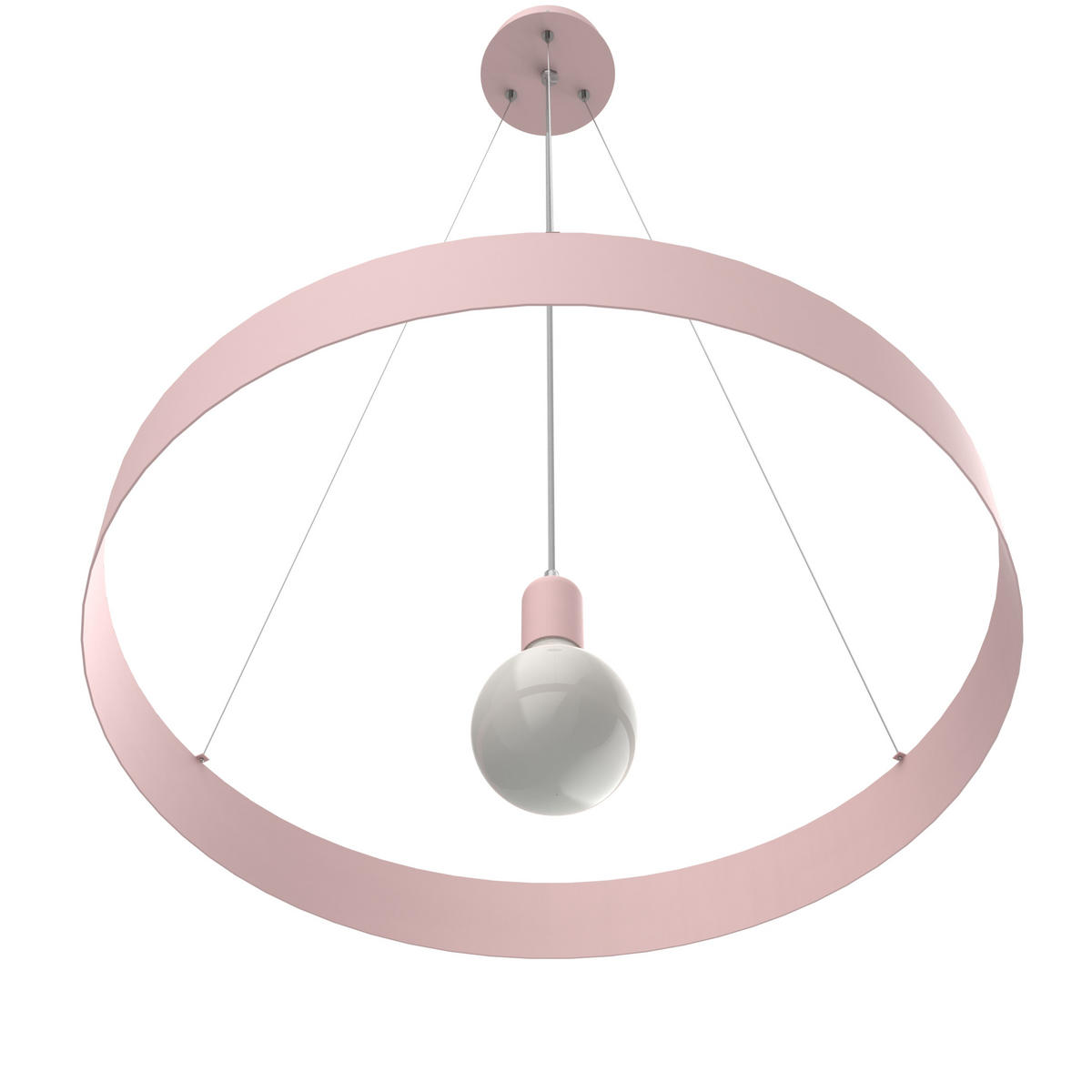 HÄNGELEUCHTE - Pink, Metall (60/60/6cm) - Lumicom