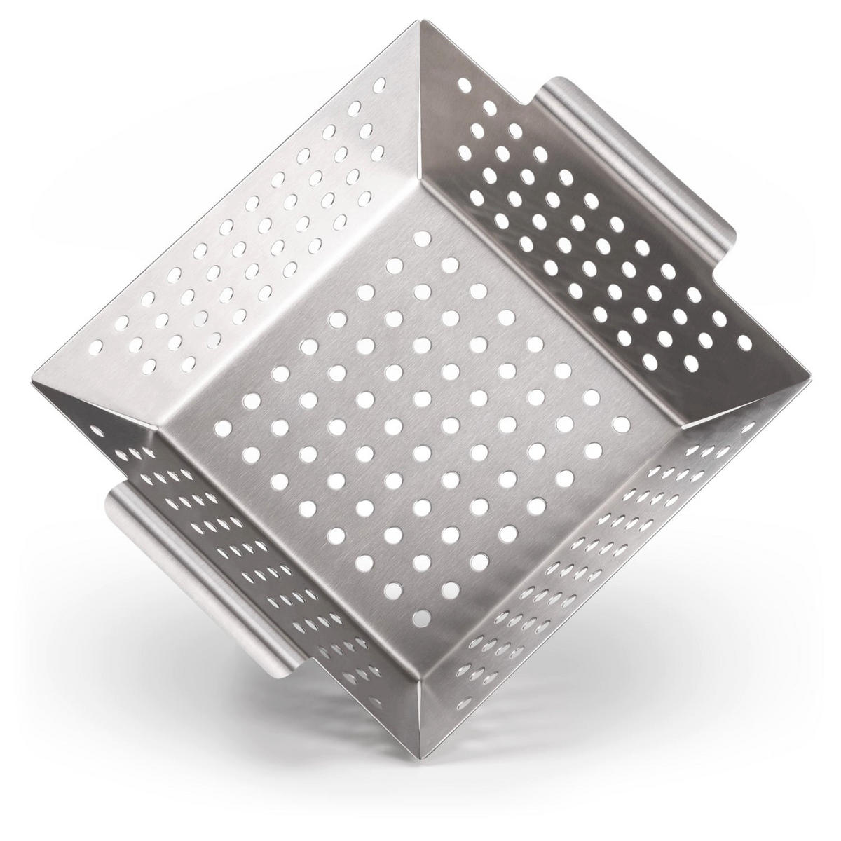 GRILLKORB Baestis 21,5/25/6 cm, mittel - Edelstahlfarben, Metall (21.5/25/6cm) - Blumtal