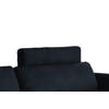 KOPFSTÜTZE MALTA Schwarz Webstoff - Schwarz, Textil (100/23/15cm) - KAWOLA