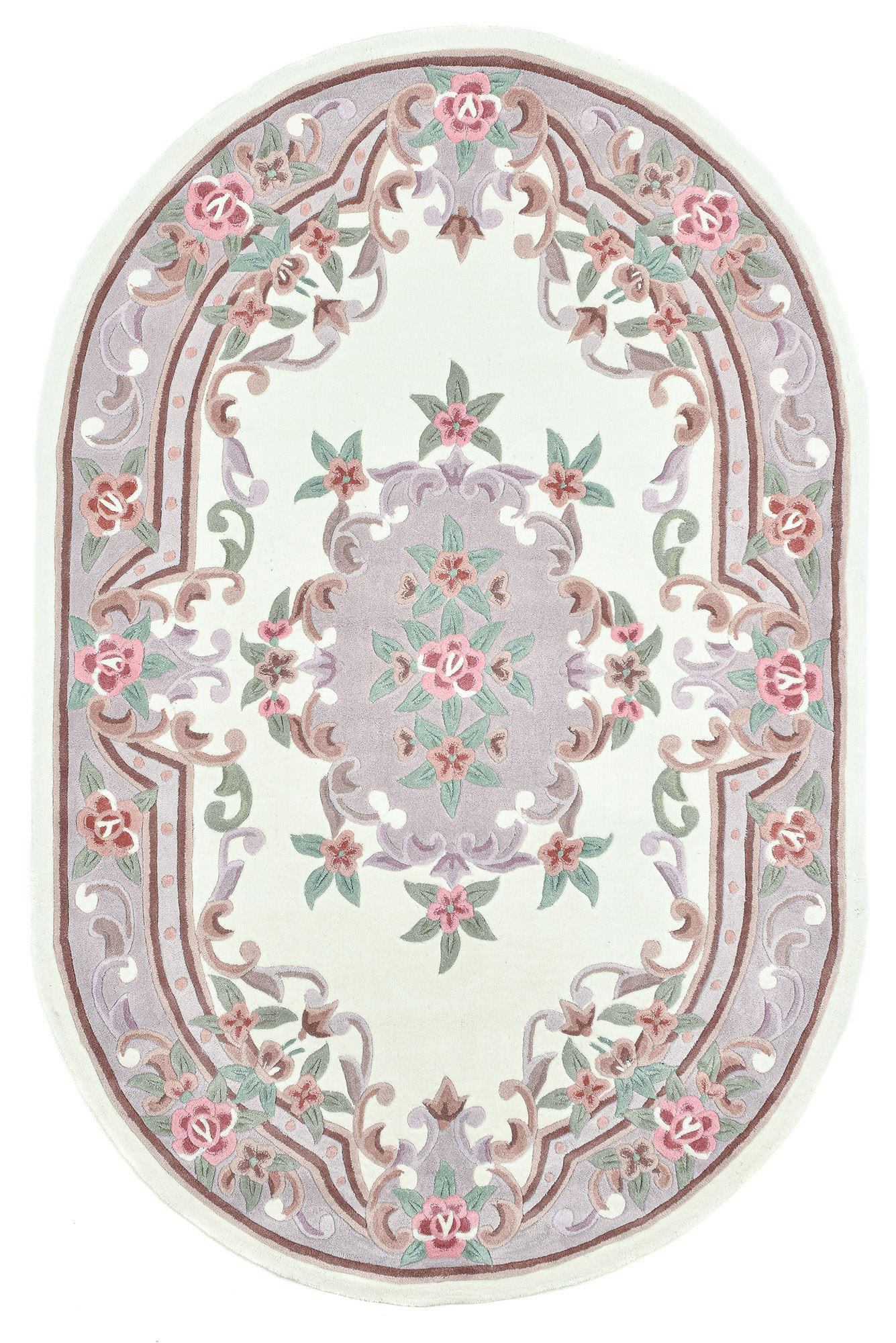 Theko Handtuftteppich Beige 120x170 cm